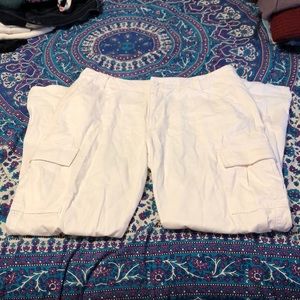 Forever 21 Cream colored Utility pants NWOT